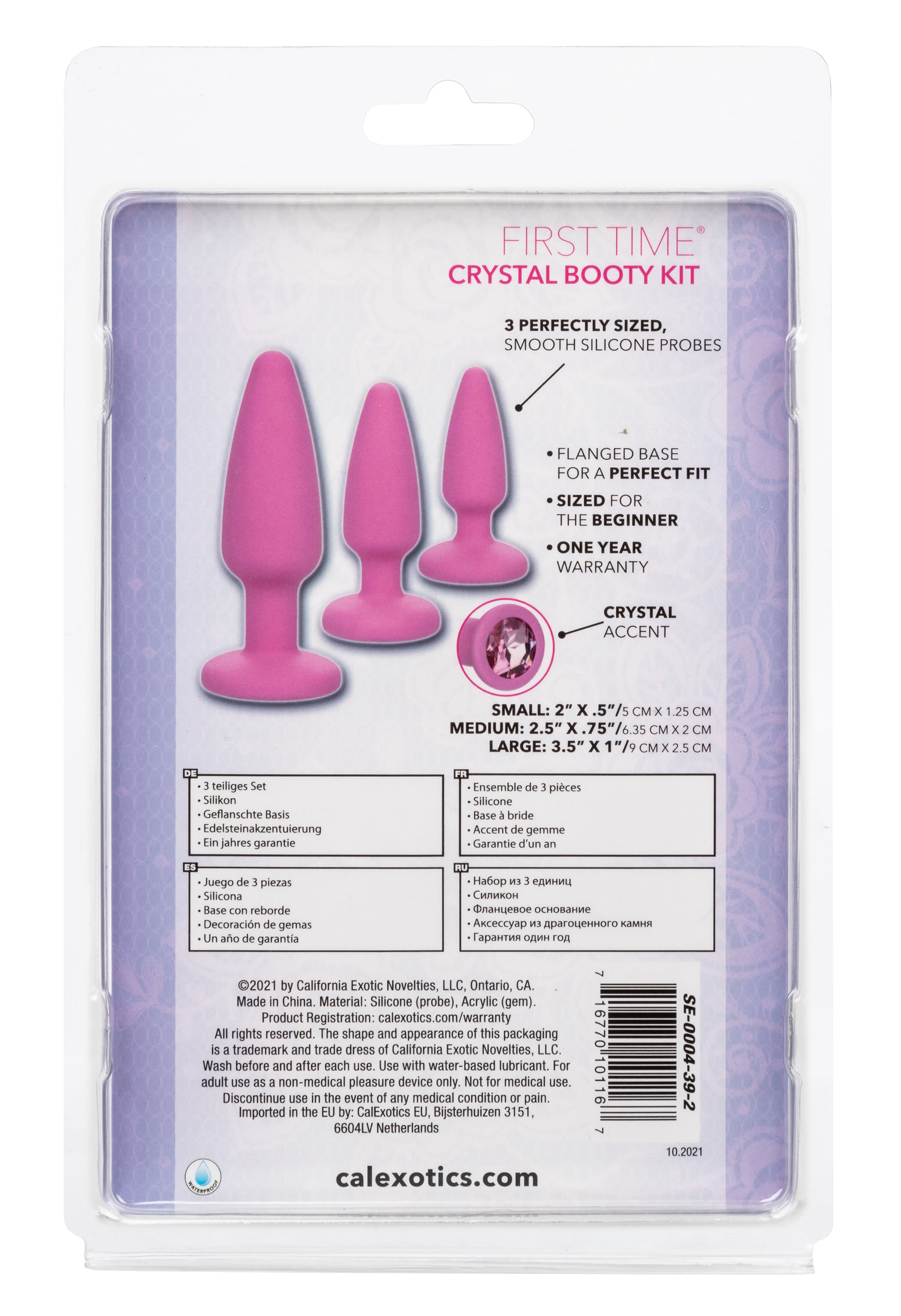 First Time Crystal Booty Kit - Pink