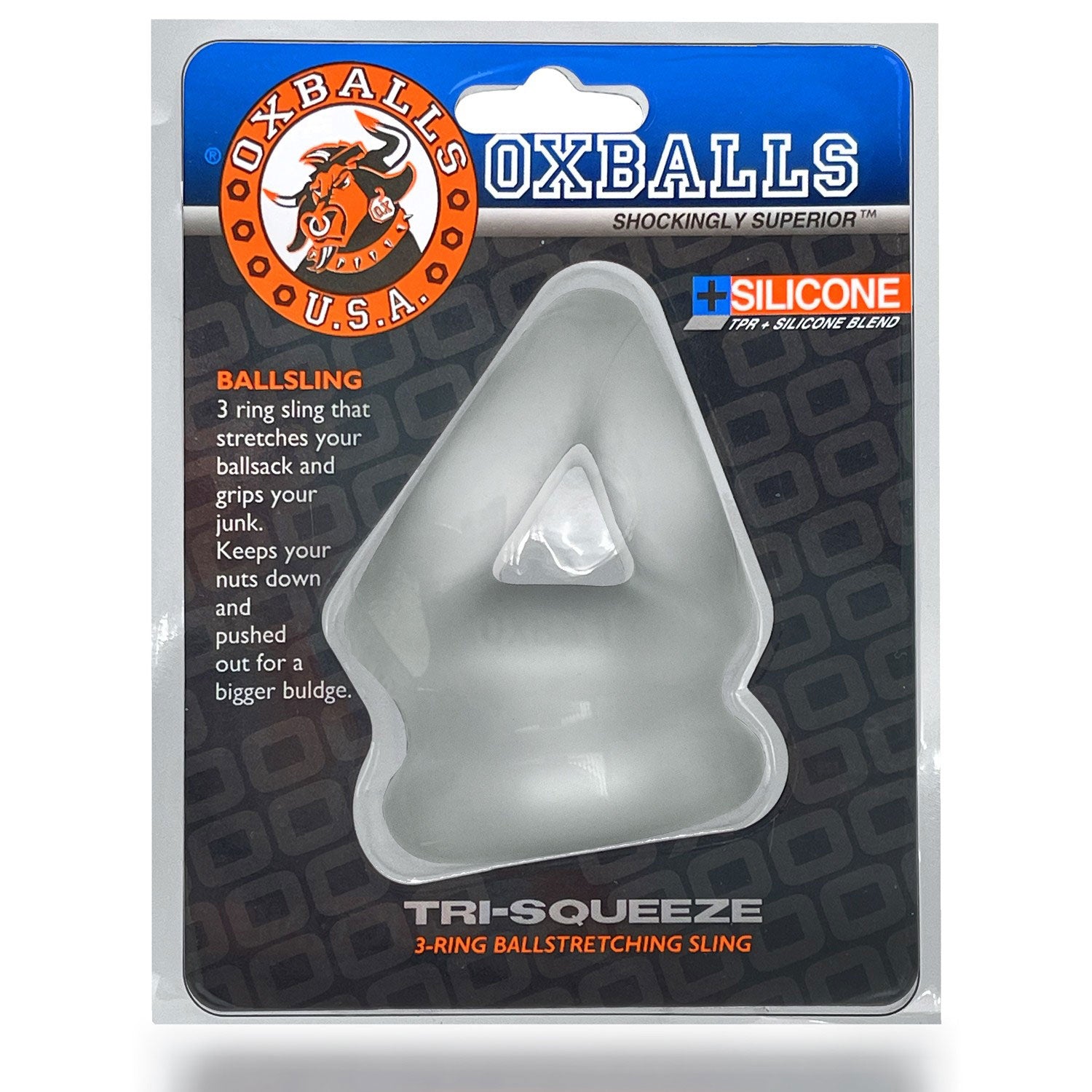 Tri-Squeeze Cocksling - Clear-3