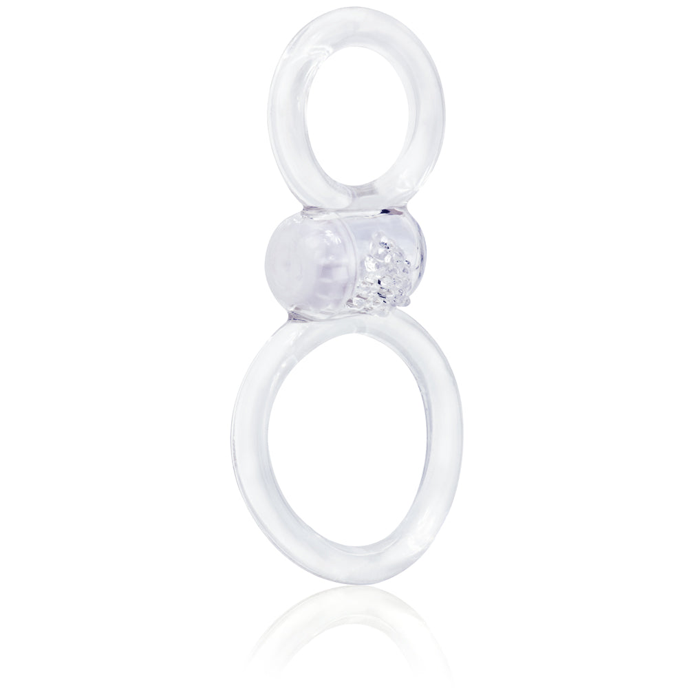 Ofinity Plus - Dual Vibrating Ring - Clear-2