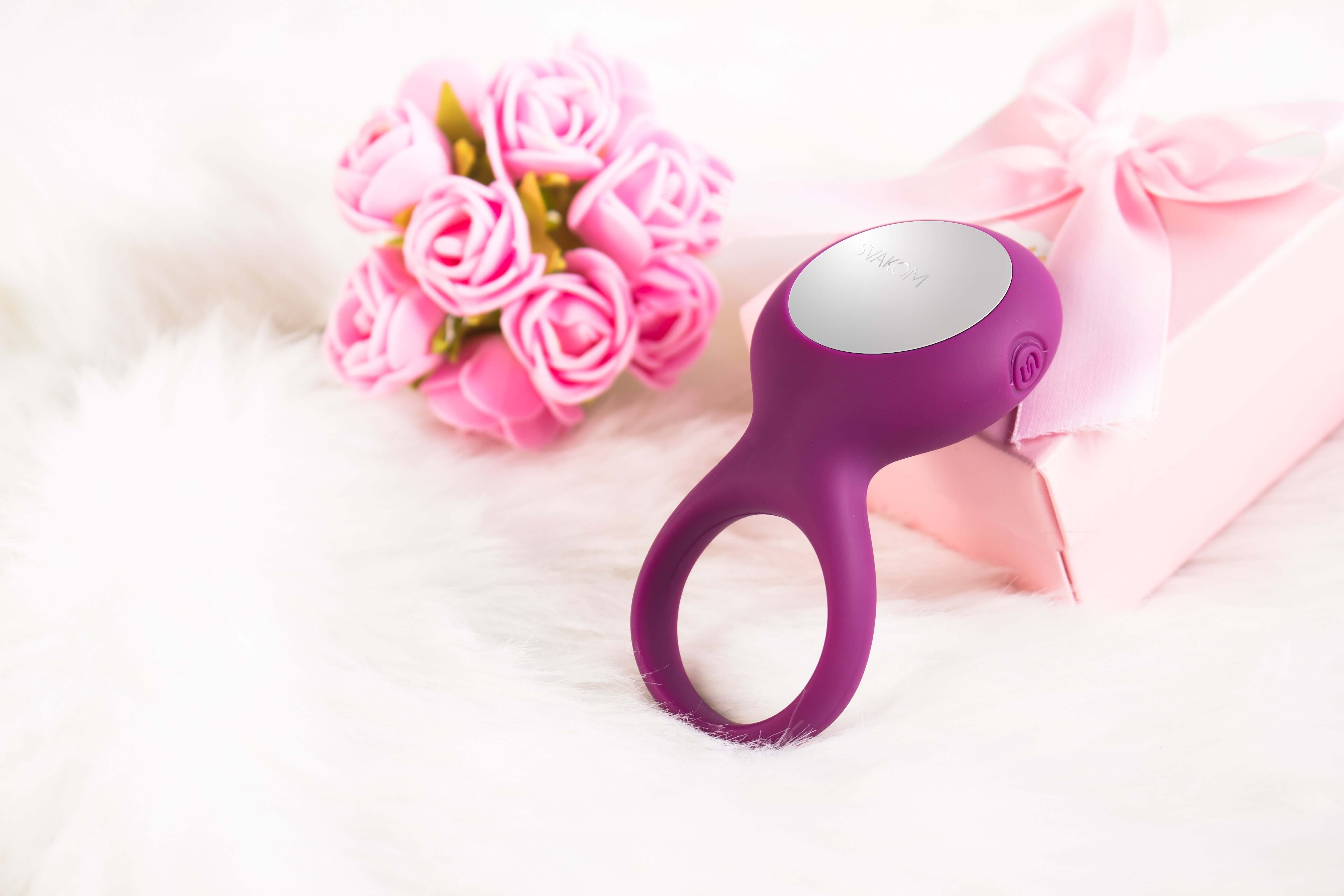 SVAKOM Tyler Vibrating Penis Ring Violet SVAKOM Tyler Vibrating Penis Ring Violet