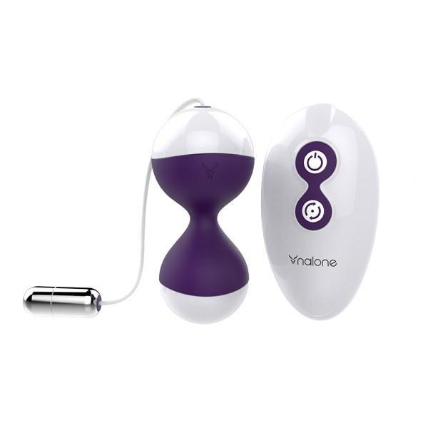 Nalone Miu Miu Purple Remote Control USB Rechargeable Vibrating Kegel Balls