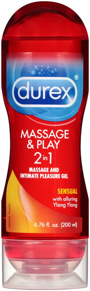 Durex Massage &amp; Play 2 in 1 Sensual Ylang Ylang - 6.76 Fl. Oz. / 200 ml