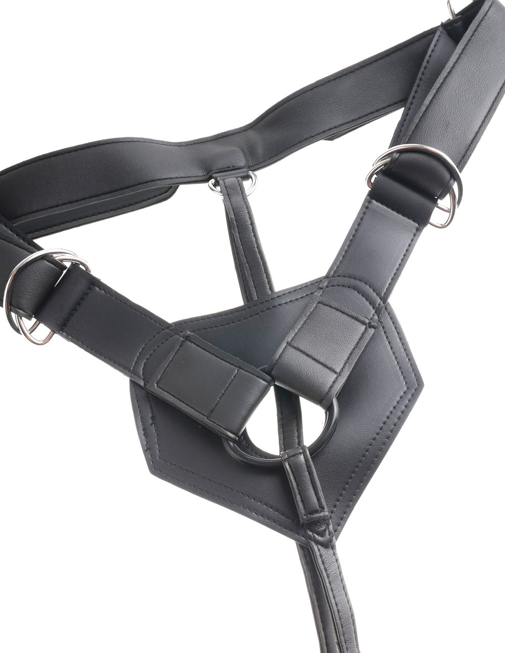 King Cock Strap-on Harness With 7&quot; Cock - Tan