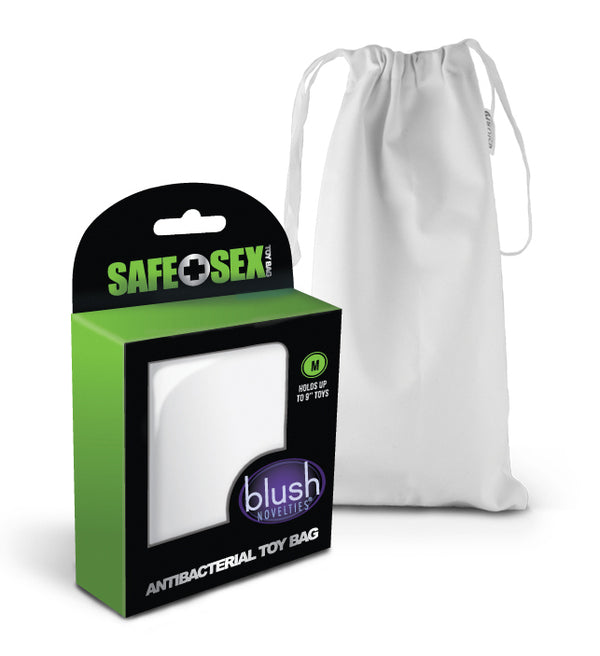 Safe Sex - Antibacterial Toy Bag - Medium - 24 Piece Counter Display