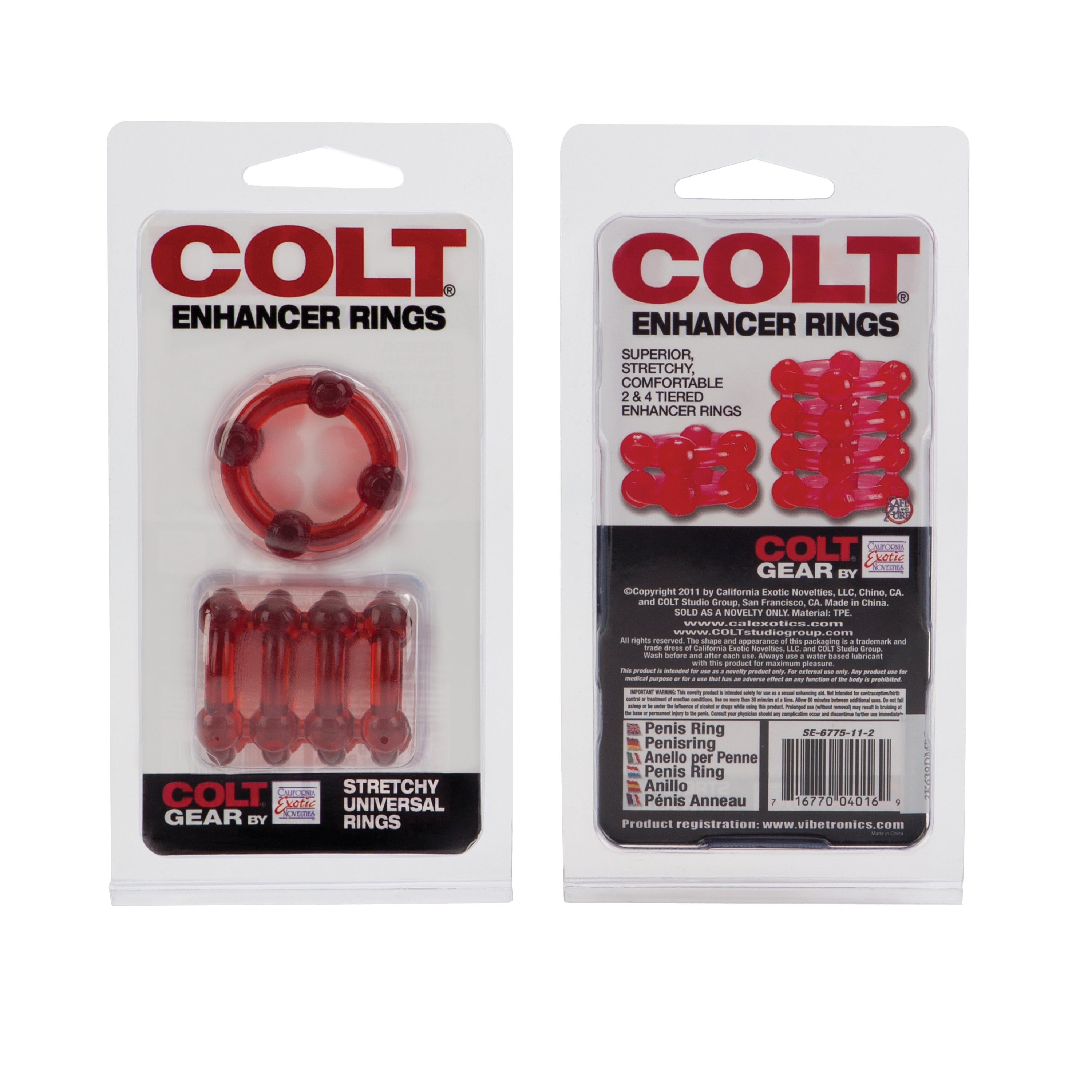 Colt Enhancer Rings - Red-0