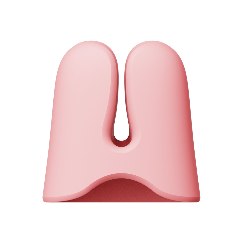 ZALO Nave Vibrating Nipple Clamps - Coral Pink ZALO Nave Vibrating Nipple Clamps - Coral Pink