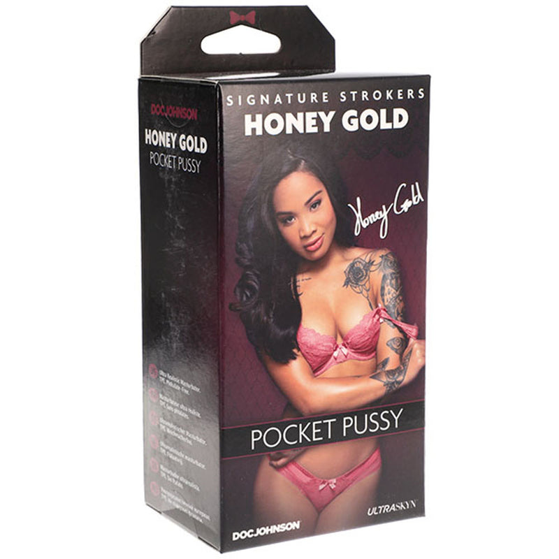 Signature Strokers - Honey Gold - Ultraskyn  Pocket Pussy