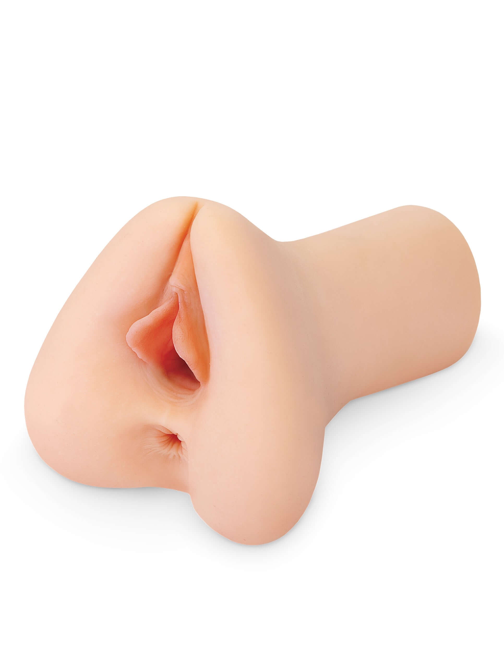 Pick Your Pleasure XL Stroker - Light, realistic skin texture with two holes for penetration, detailed pussy and ass for ultimate pleasure.