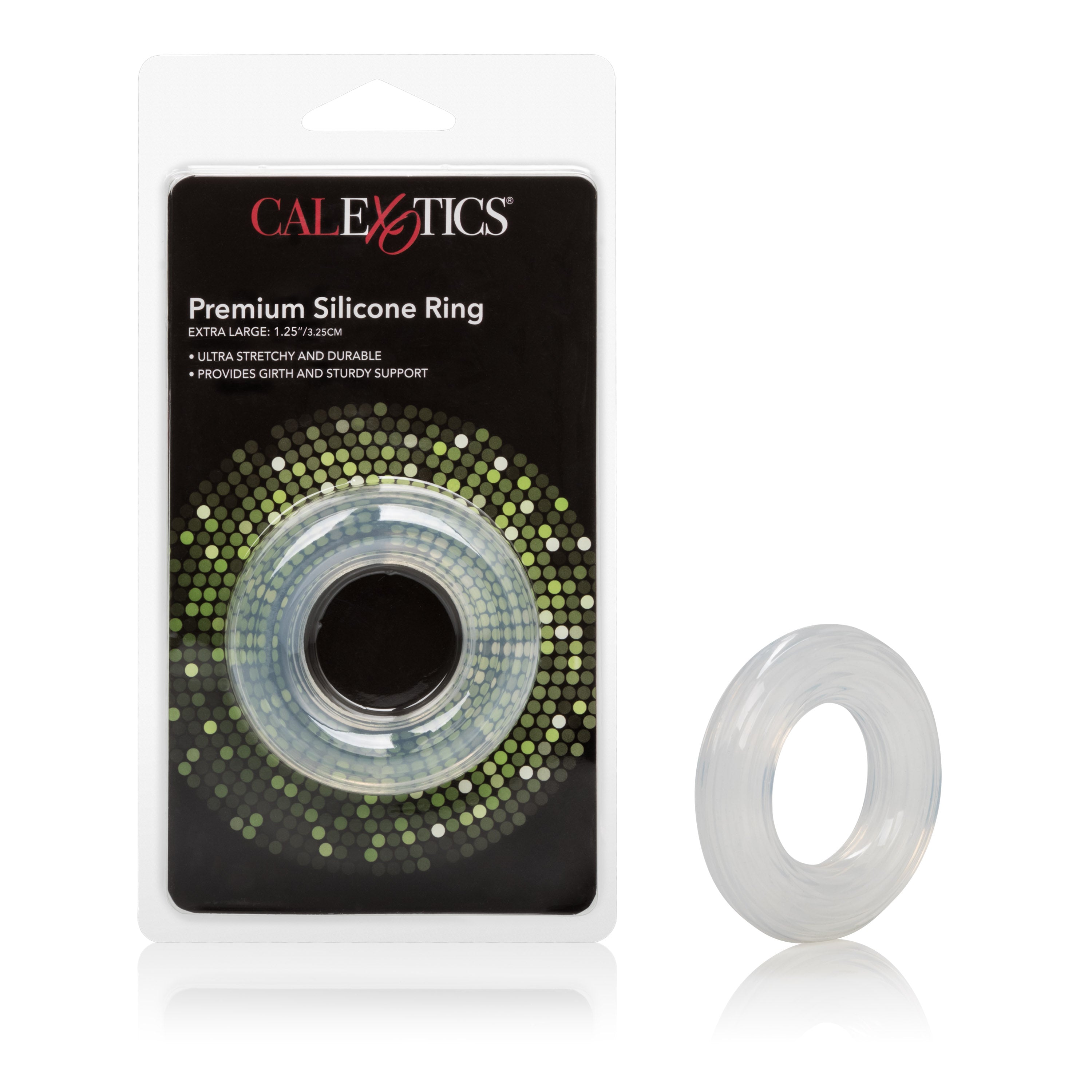Enhance Pleasure and Performance with CalExotics Premium Silicone Ring - XL