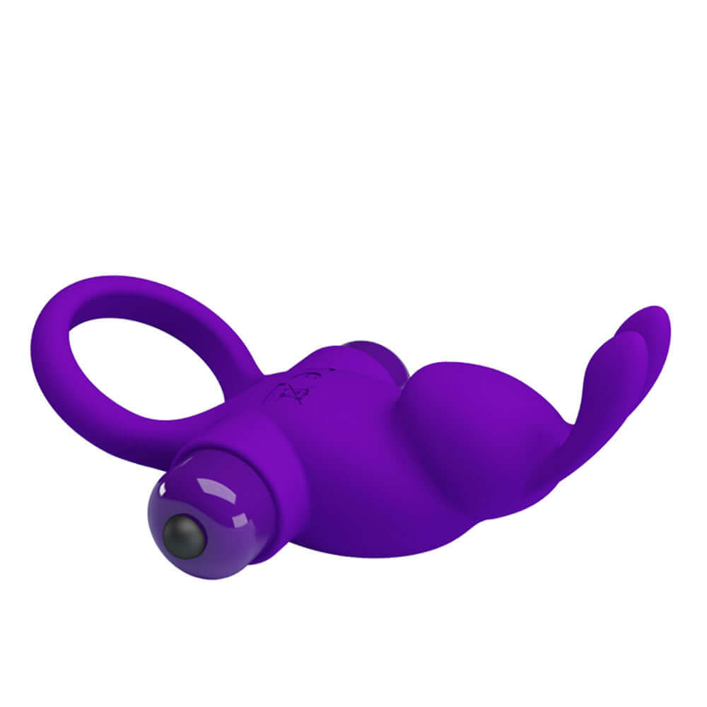 Pretty Love Vibrant Penis Ring I - Purple-3