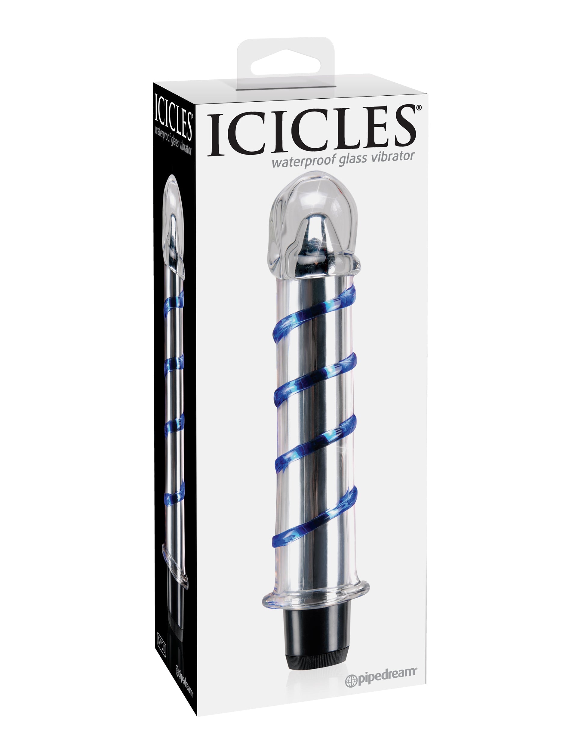Icicles No. 20 - Clear / Blue-3