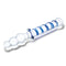 10 Inch Twister Dual-Ended Dildo - Clear/blue-1