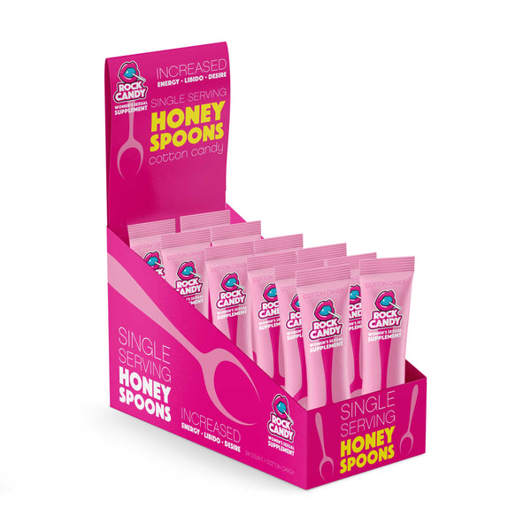Honey Spoon - Female Sexual Supplement - Cotton  Candy 24 Ct Display-1