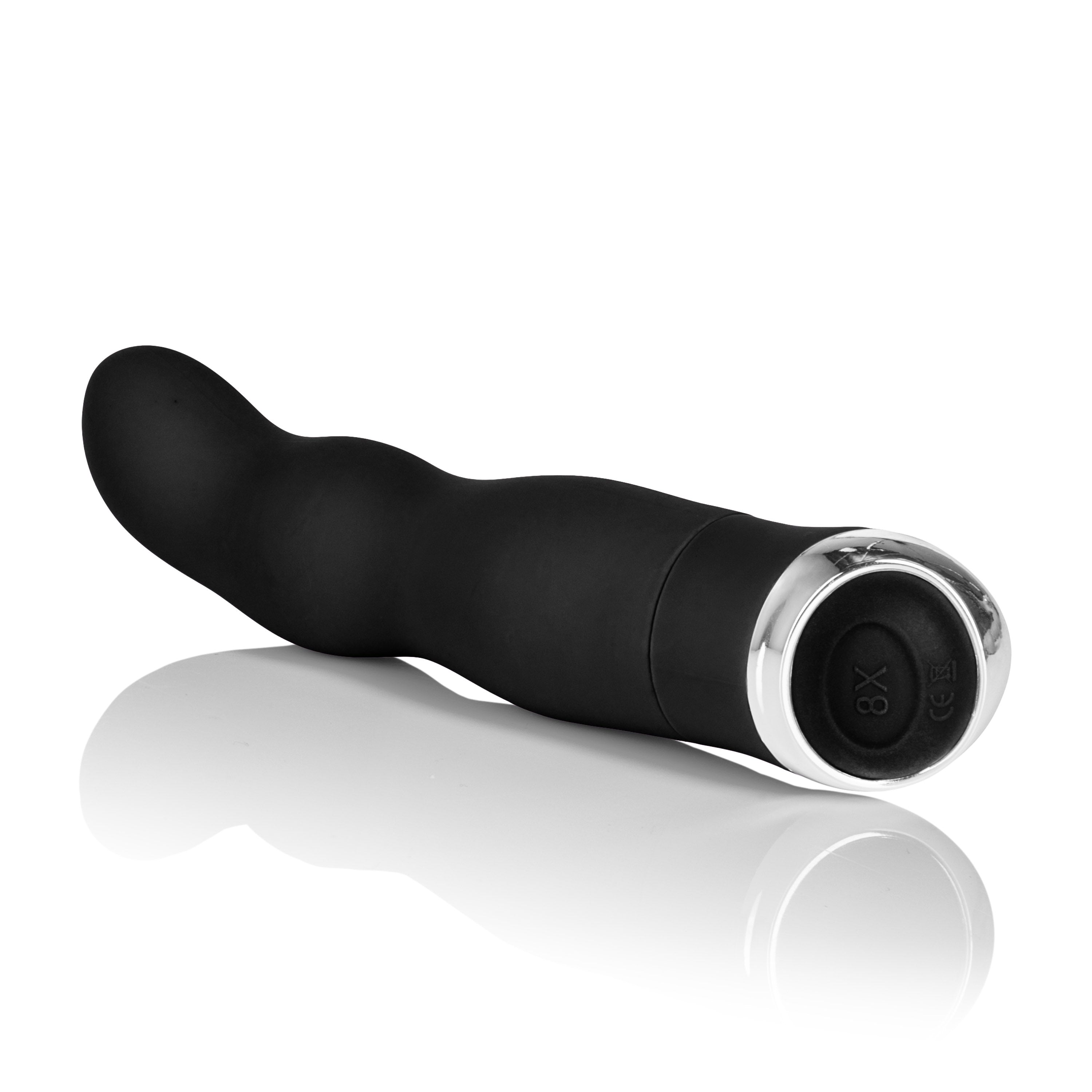 Classic Chic Curve Black - 8 Function Vibrating Massager for Intense Pleasure