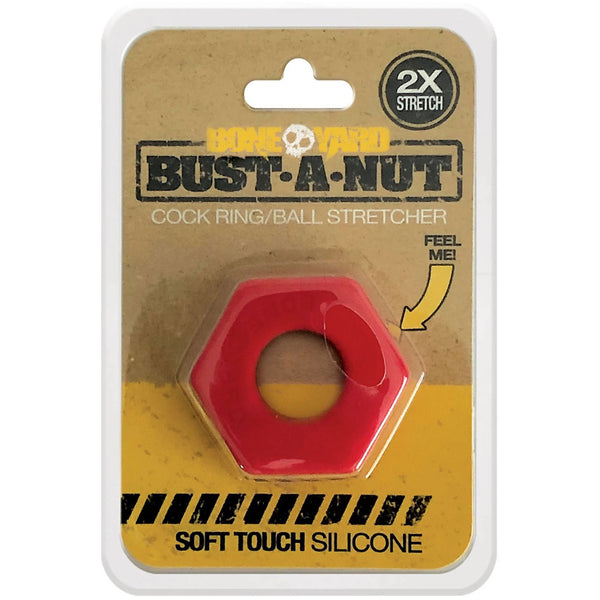 Bust a Nut Cock Ring - Red