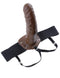 Fetish Fantasy Series 8&quot; Hollow Strap-on - Brown *