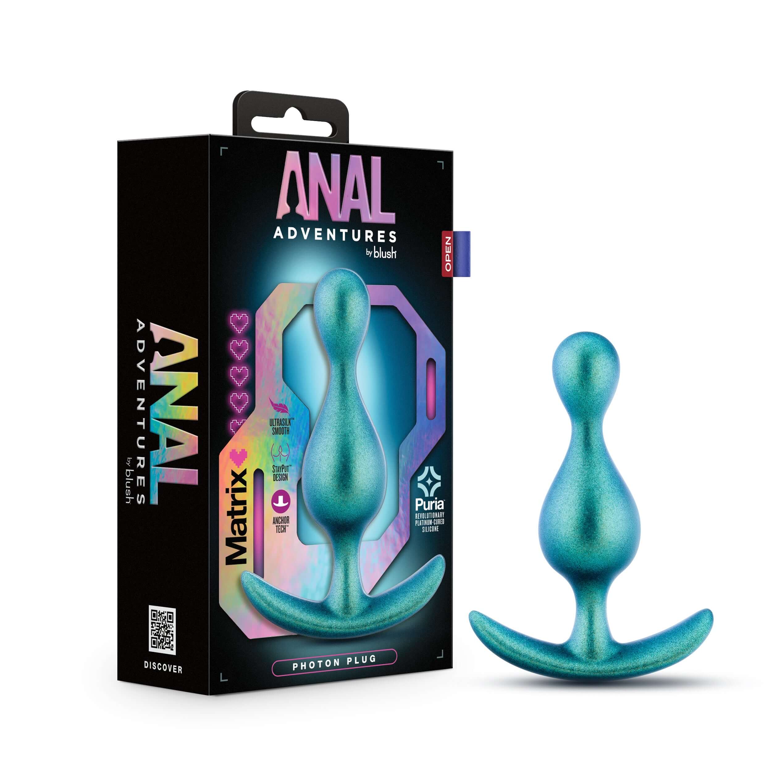 Anal Adventures Matrix - Photon Plug - Neptune  Teal-5