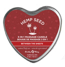 Hemp Seed 3-in-1 Massage Candle Between the  Sheets 4oz/ 113g