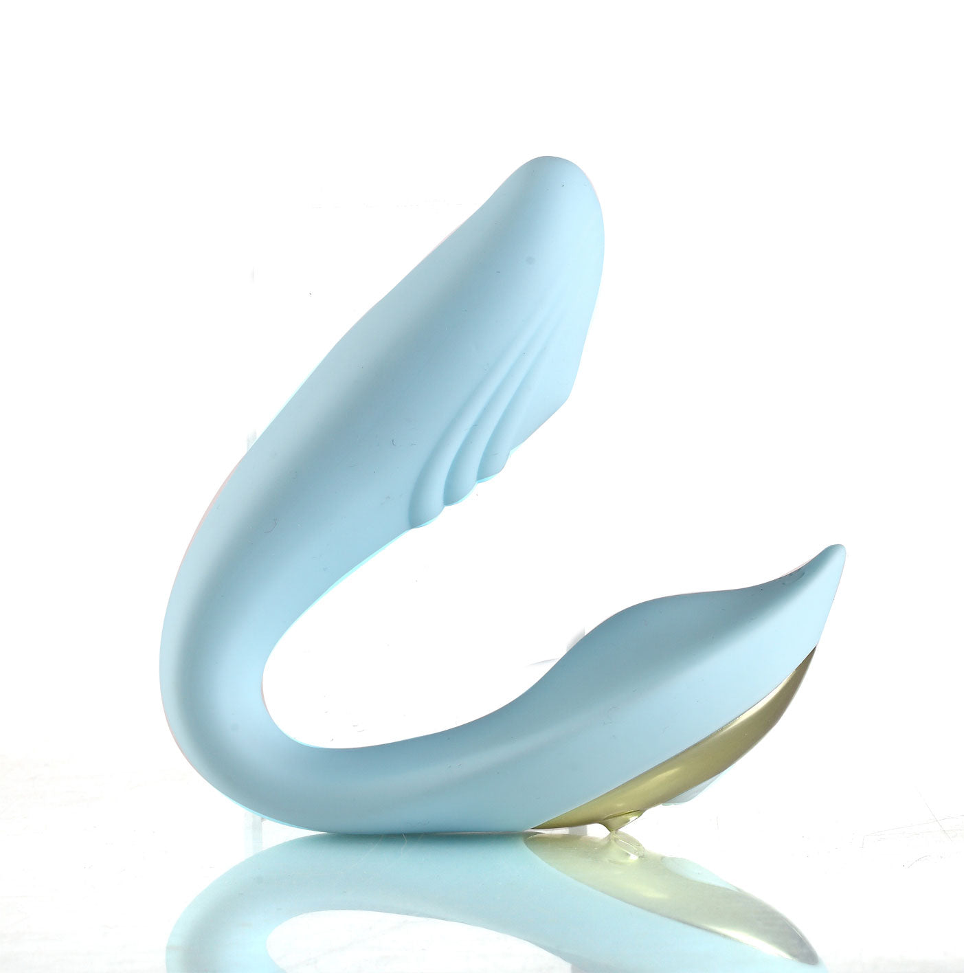 Harmonie Rechargeable Remote Silicone Bendable  Vibrator -Teal-1