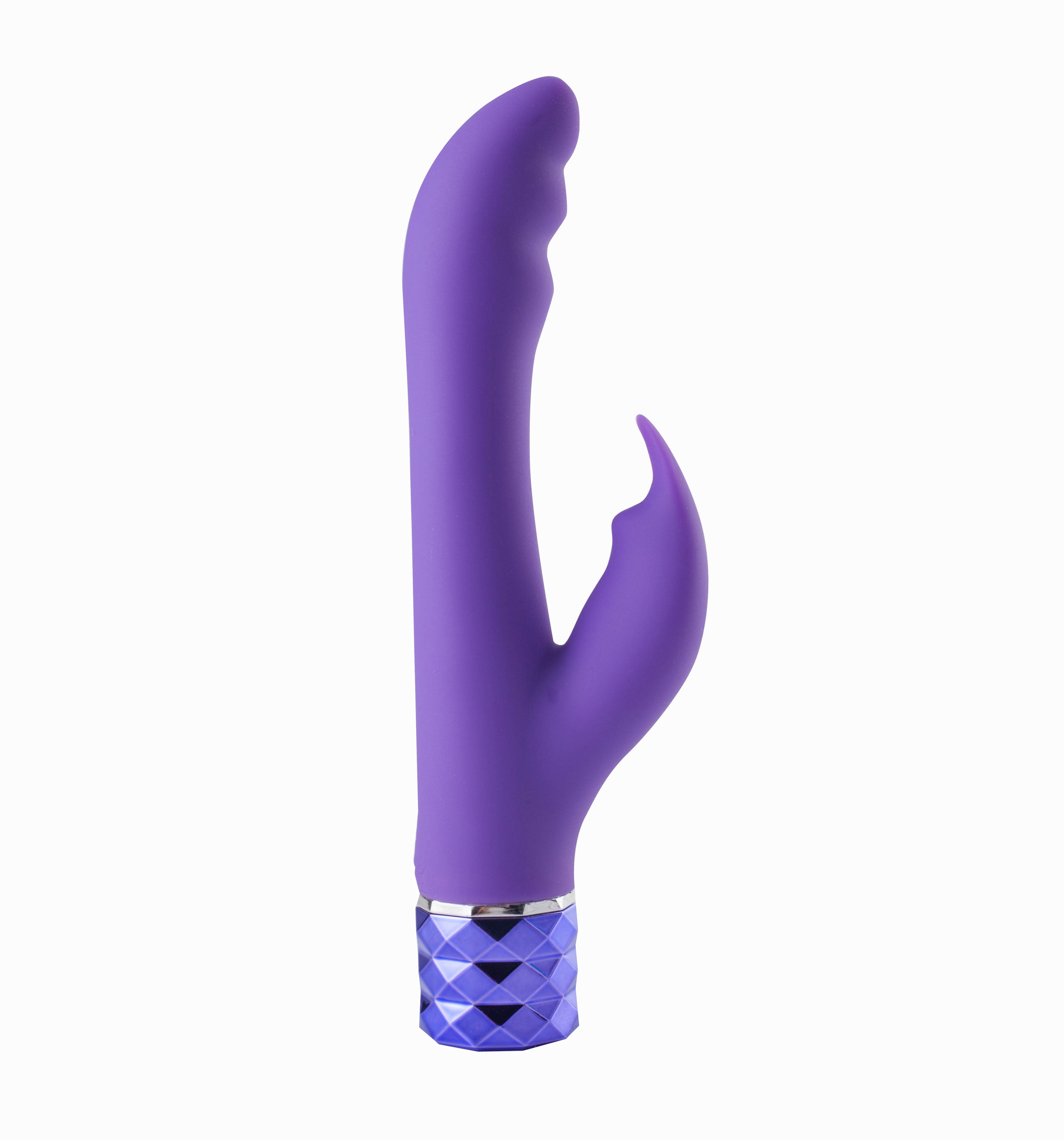 Hailey 10-Function Vibrating Rechargeable Dual  Vibe - Purple-4