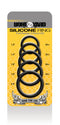 Boneyard Silicone Ring 5 Pc Kit - Black-1