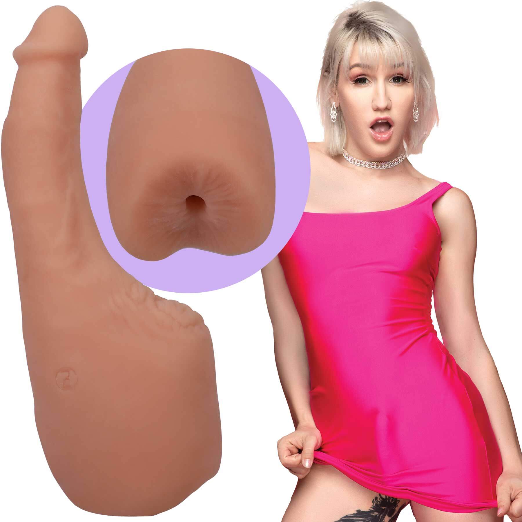 Signature Cock With Penetrable Ass - Transgirls -  Lena Moon - Vanilla-4