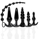 The 9's Try-Curious Anal Plug Kit - Black-0