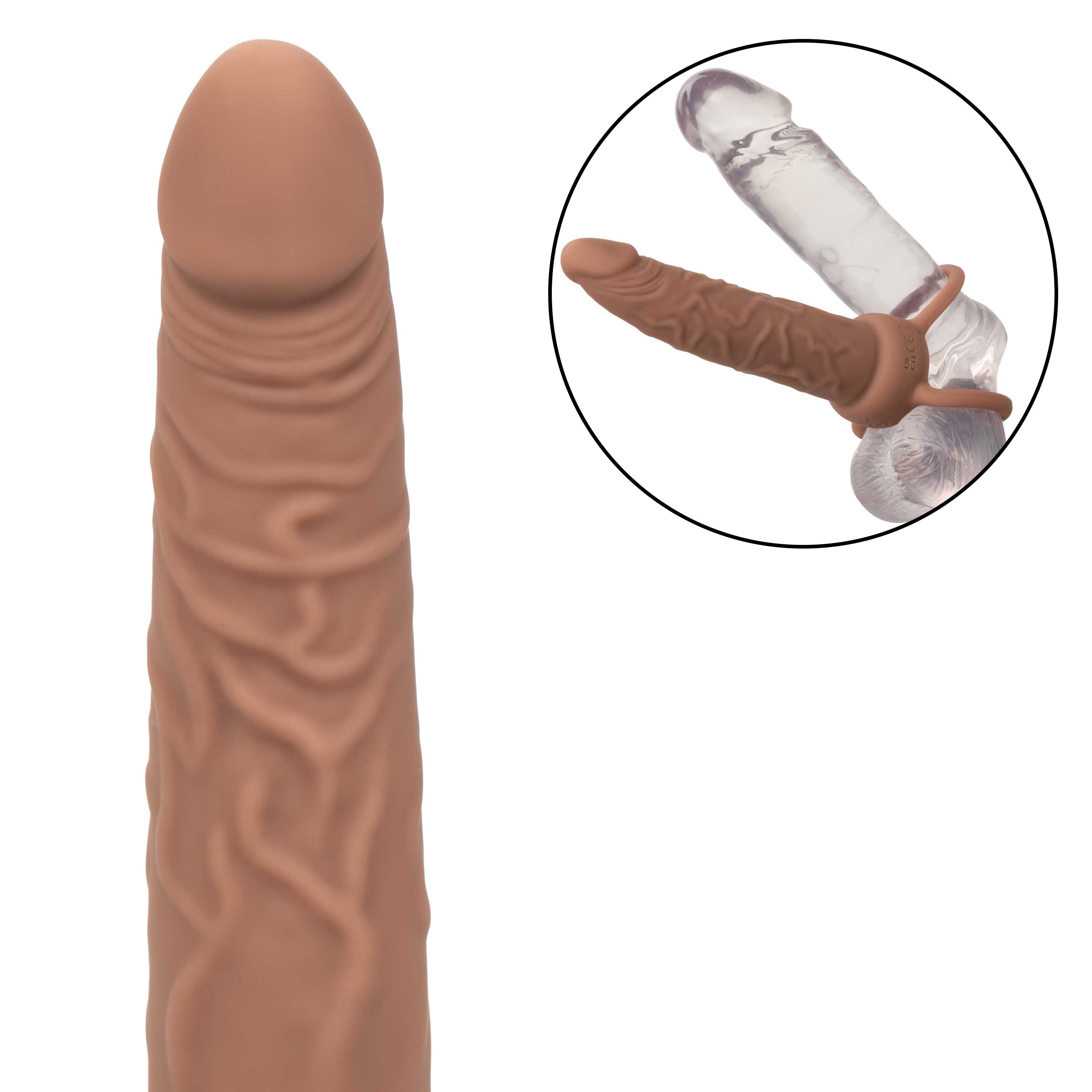 Performance Maxx Rechargeable Dual Penetrator -  Brown-4