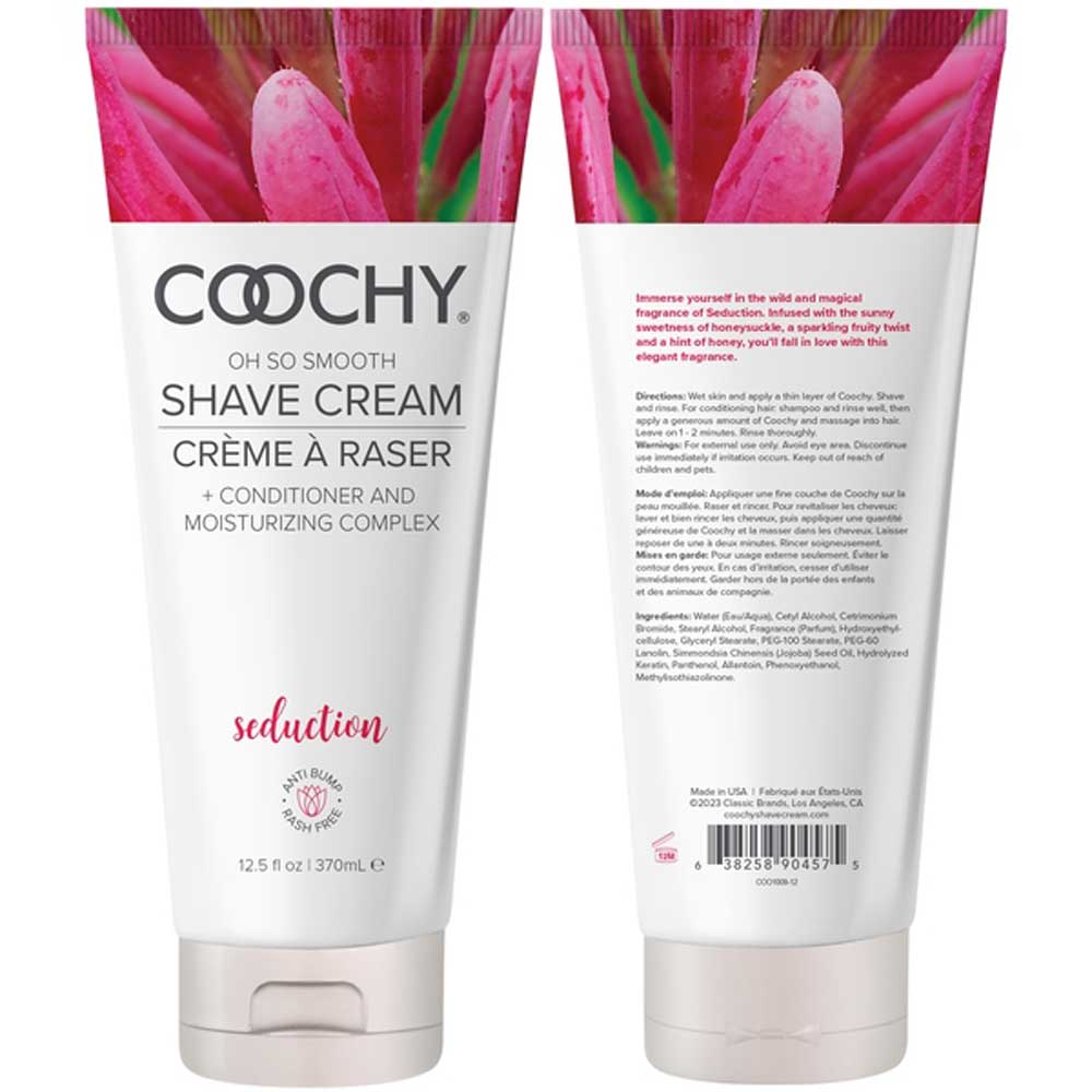 Coochy Oh So Smooth Shave Cream - Seduction - 12.5 Oz-0