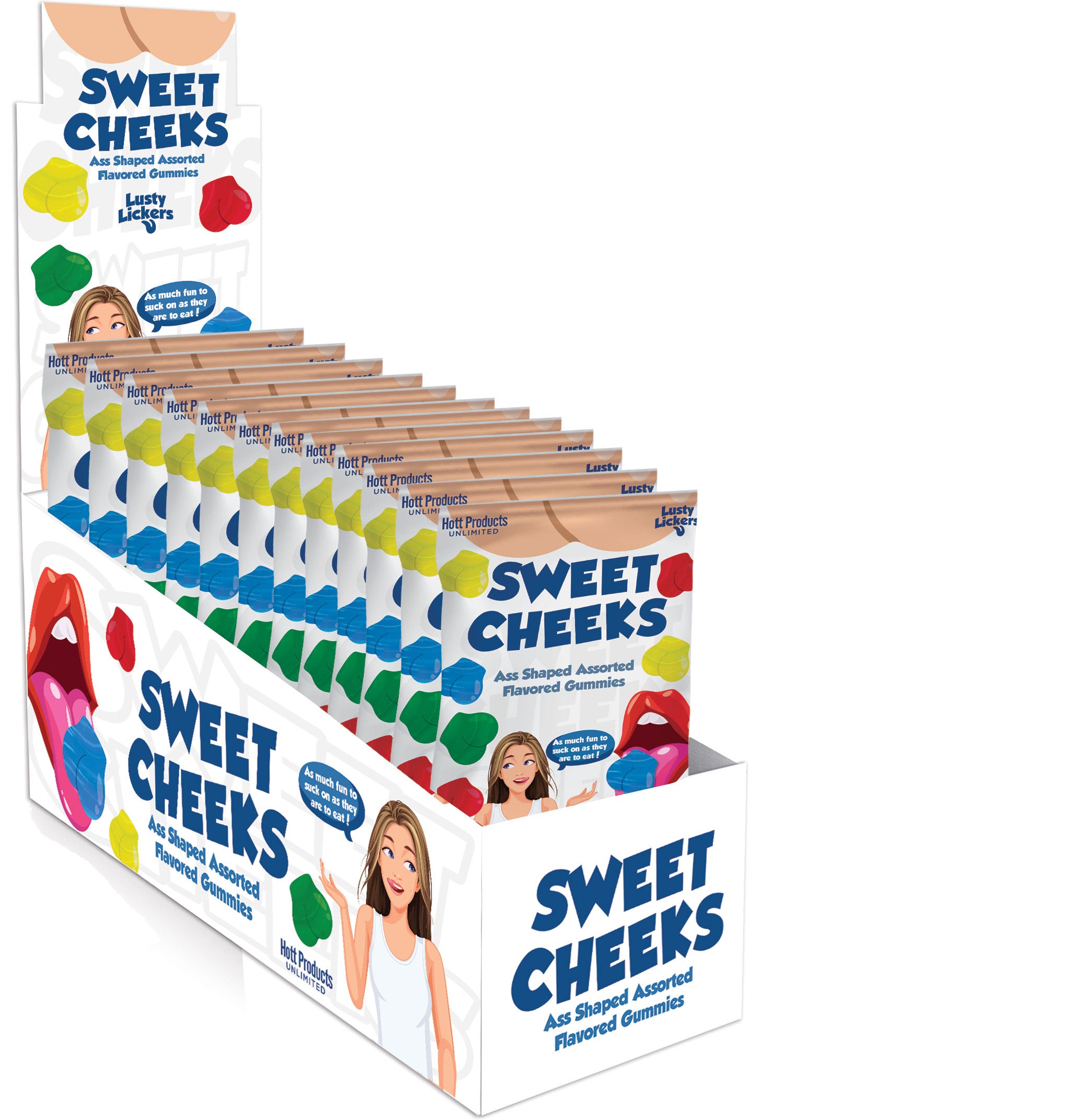Sweet Cheeks Gummies - Ass Shaped Gummies -  Assorted Flavors-1