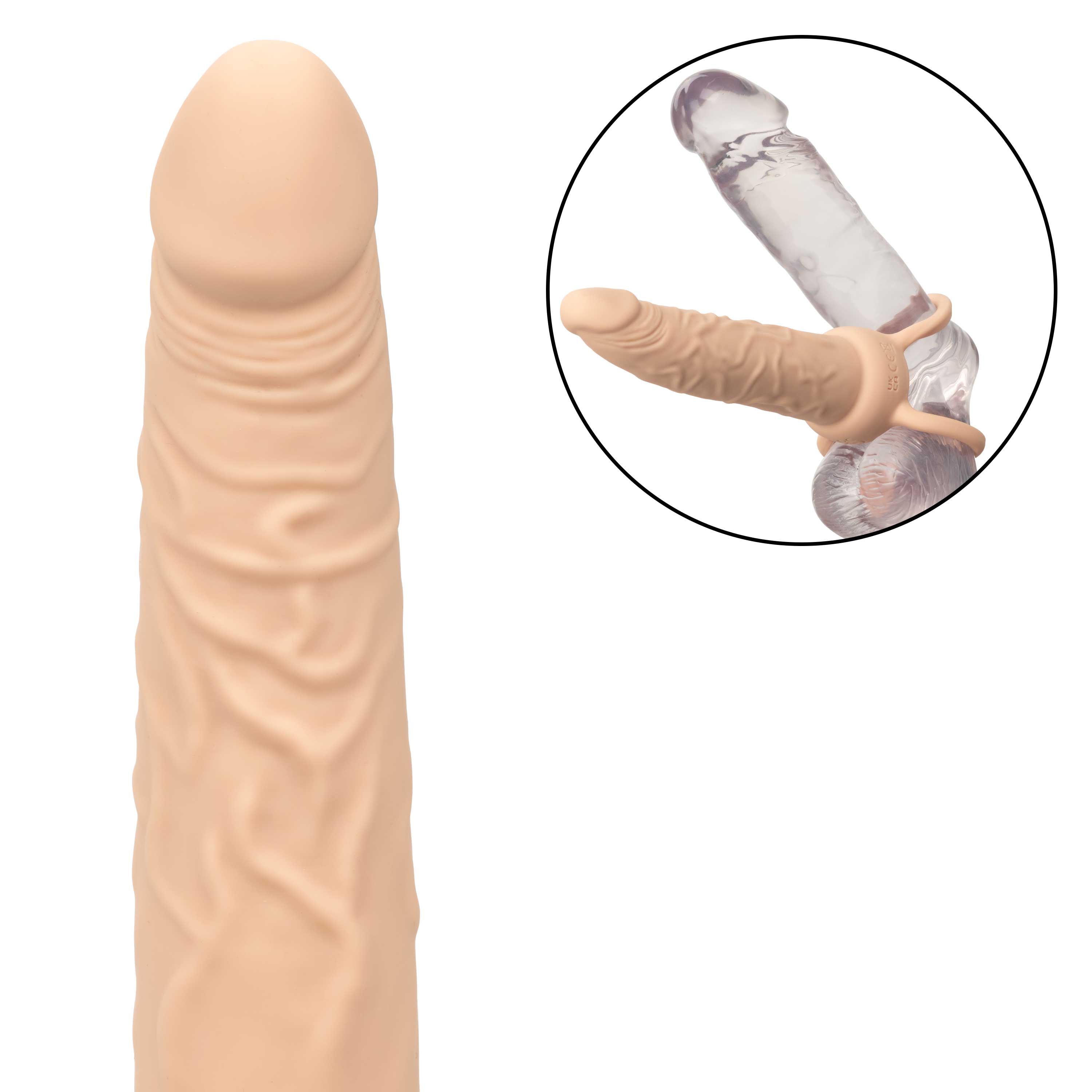 Performance Maxx Rechargeable Dual Penetrator -  Ivory-4