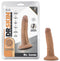 Dr. Skin Silicone - Dr. Lucas - 5 Inch Dong With  Suction Cup - Mocha