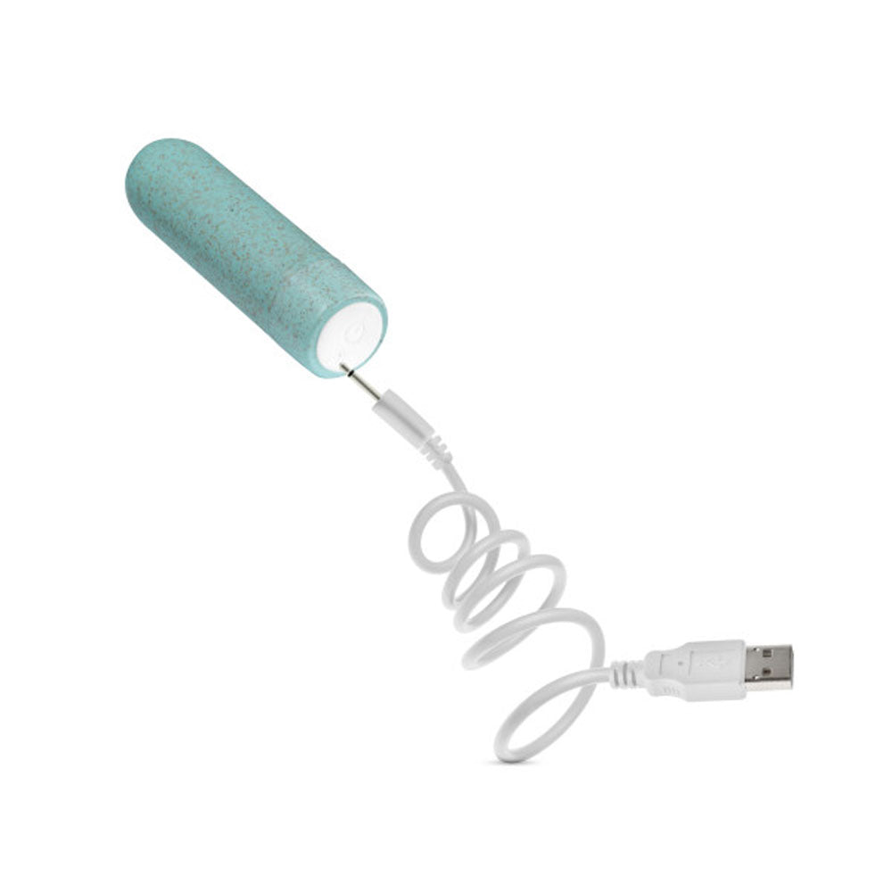 Gaia – Eco Rechargeable Bullet Vibrator - Aqua