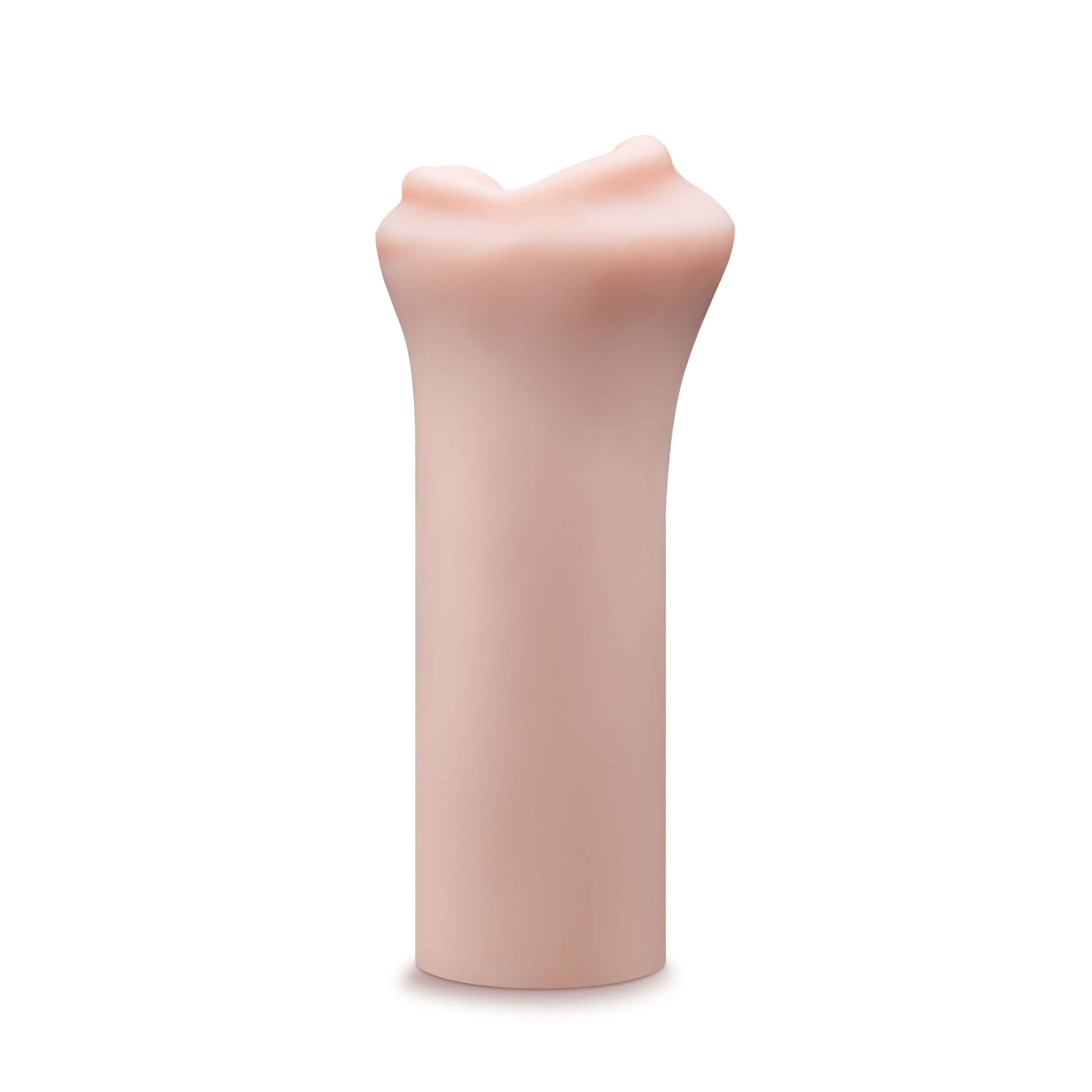 Enlust Candi male stroker in beige, designed for ultimate softness and ribbed interior for enhanced pleasure.