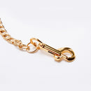 Luxury Chain Leash with Italian Leather Handle from UPKO
