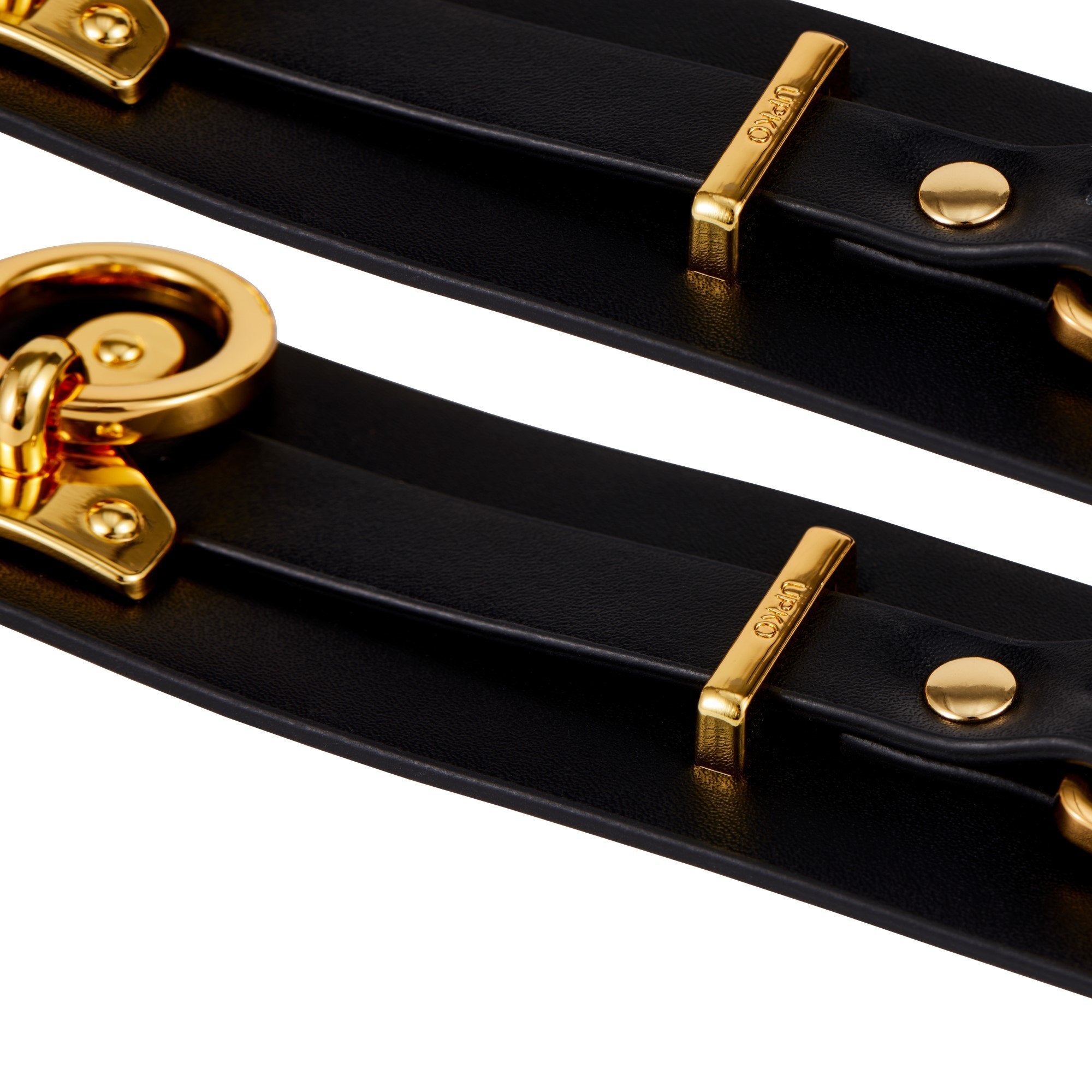 Luxury Italian Leather Spreader Bar, Handcuffs, and Ankle Cuffs Set by UPKO