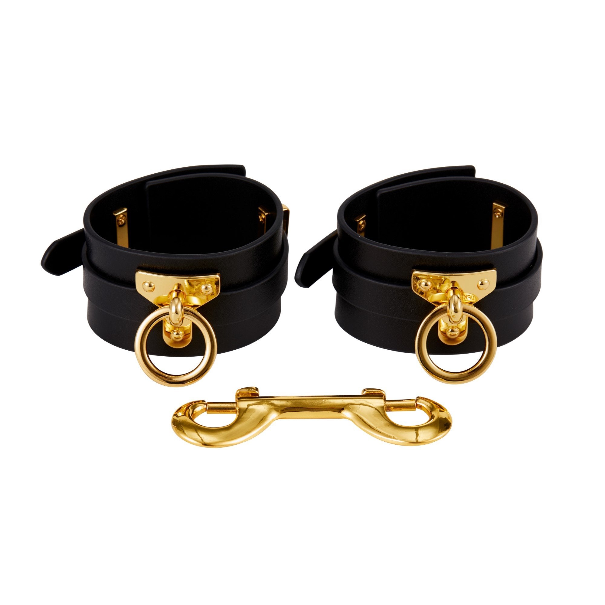 Luxury Italian Leather Spreader Bar, Handcuffs, and Ankle Cuffs Set by UPKO