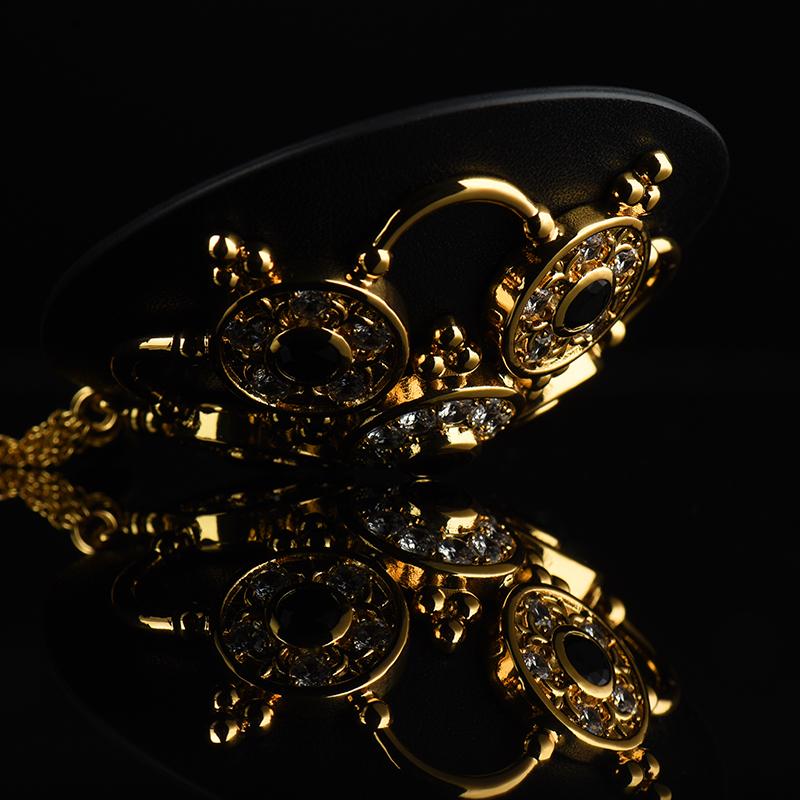 Baroque Leather Nippies by UPKO