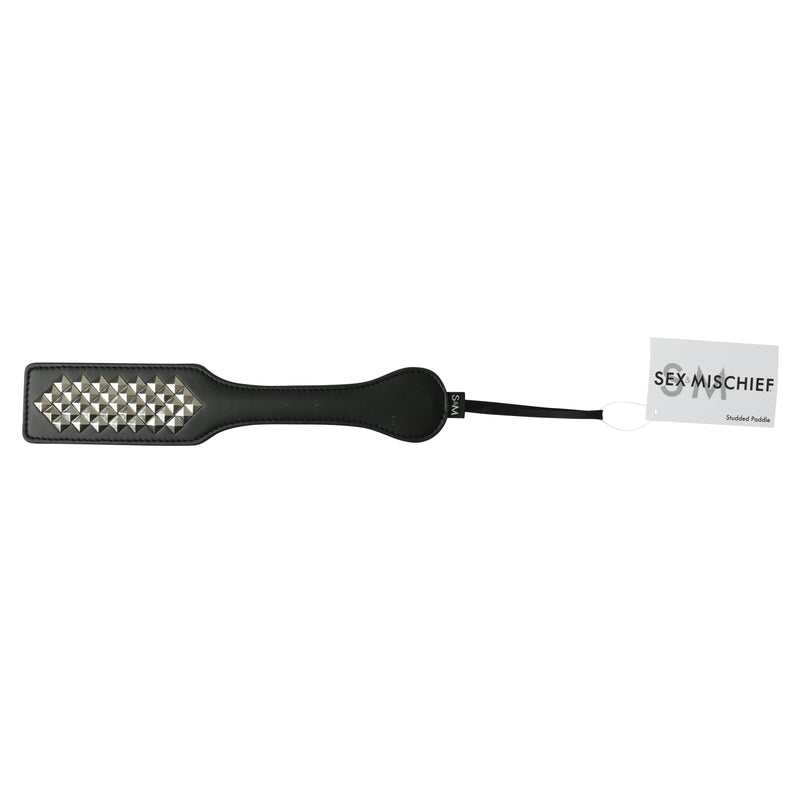 Sex and Mischief Studded Paddle - Black-1