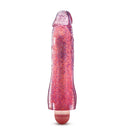 Glow Dicks - Molly Glitter Vibrator - Pink-2