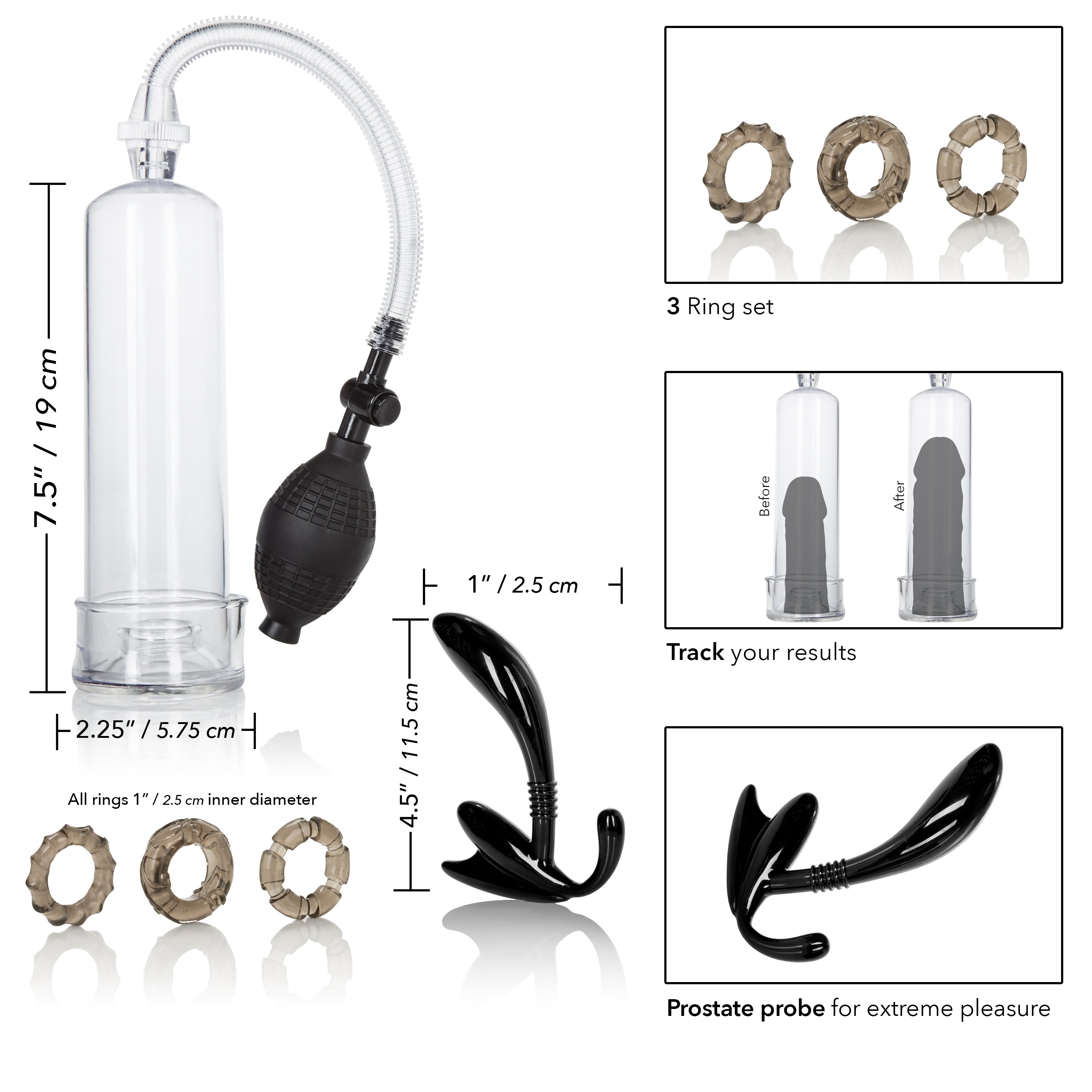 Dr. Joel Kaplan Essential Pump Kit: Enhance Pleasure and Performance