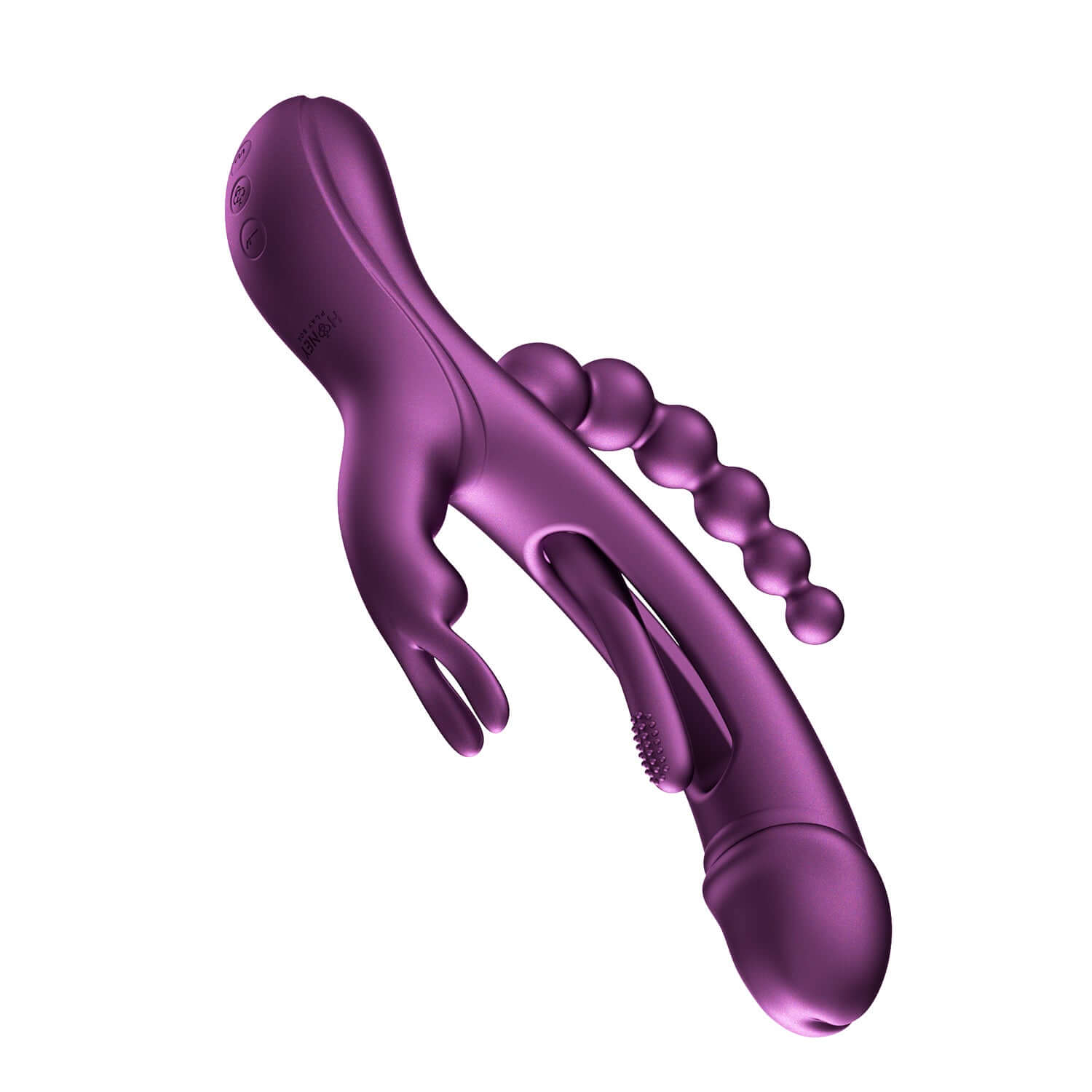 Trilux - App Controlled Rabbit Vibrator - Purple-3