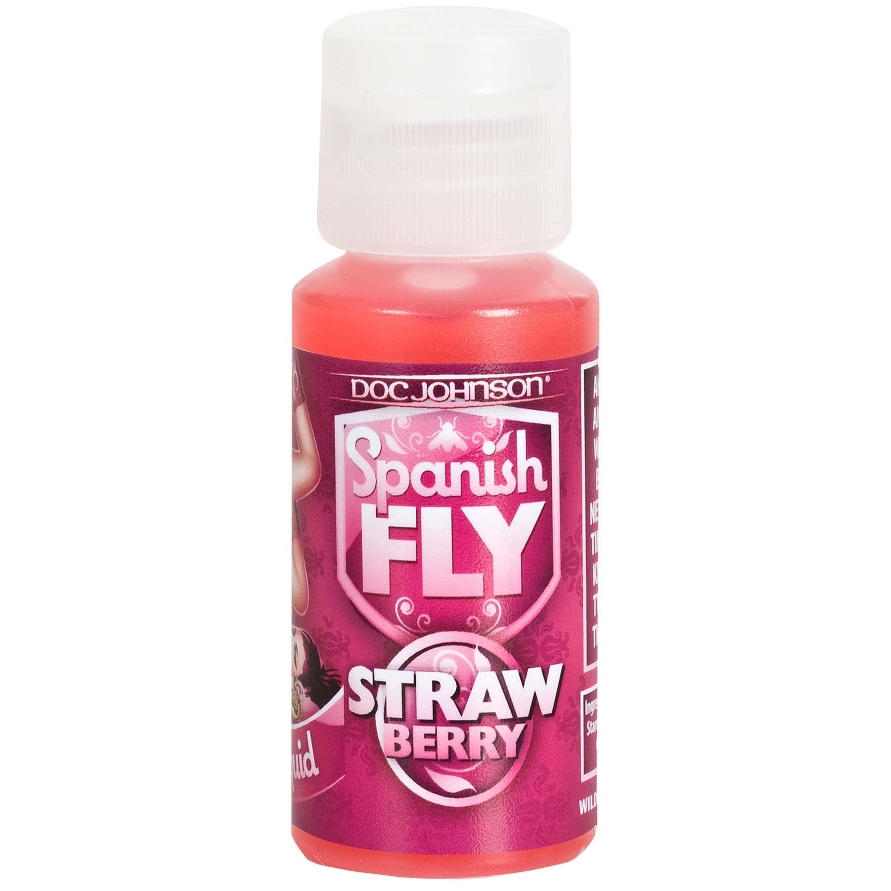 Spanish Fly Sex Drops: Wild Strawberry Flavor – Boost Arousal & Enhance Orgasms (1 Fl. Oz.)