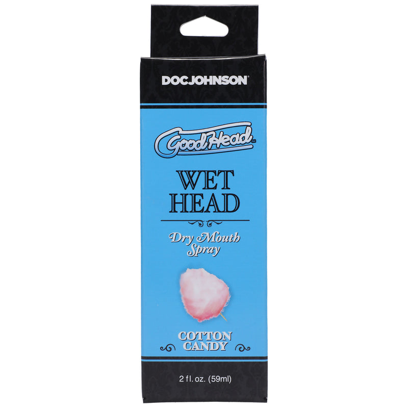 Enhance Oral Pleasure with GoodHead Wet Head Dry Mouth Spray Cotton Candy 2 Oz - Vegan, Sugar-Free, and Made in America!