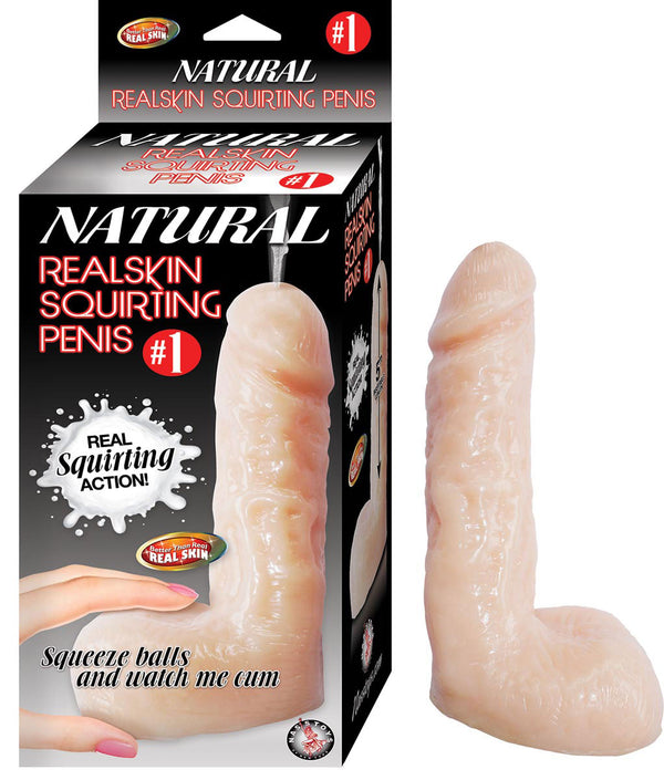 Natural Realskin Squirting Penis #1 - Flesh-0
