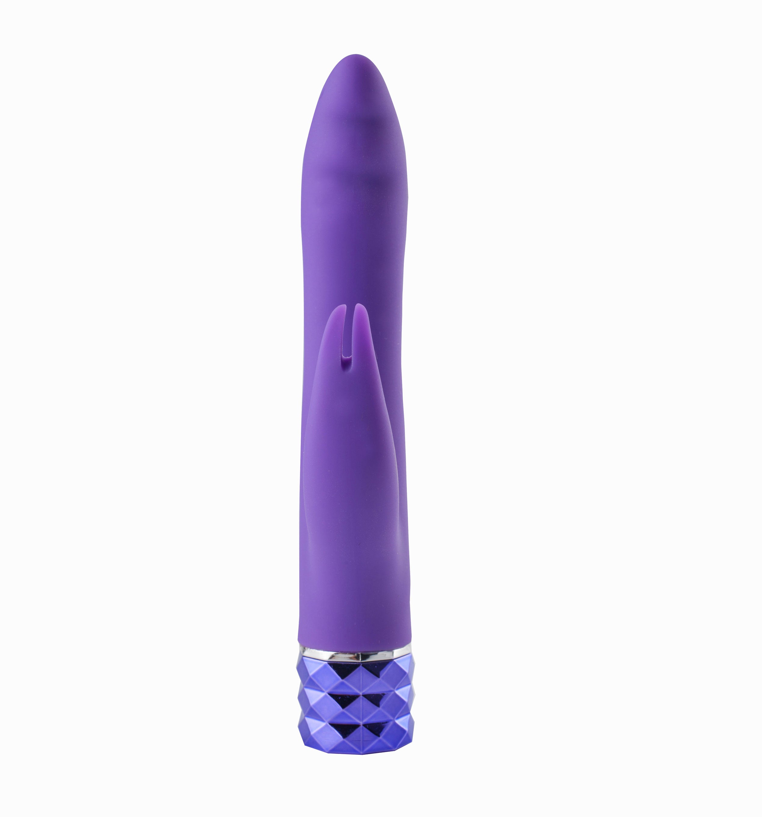 Hailey 10-Function Vibrating Rechargeable Dual  Vibe - Purple-0