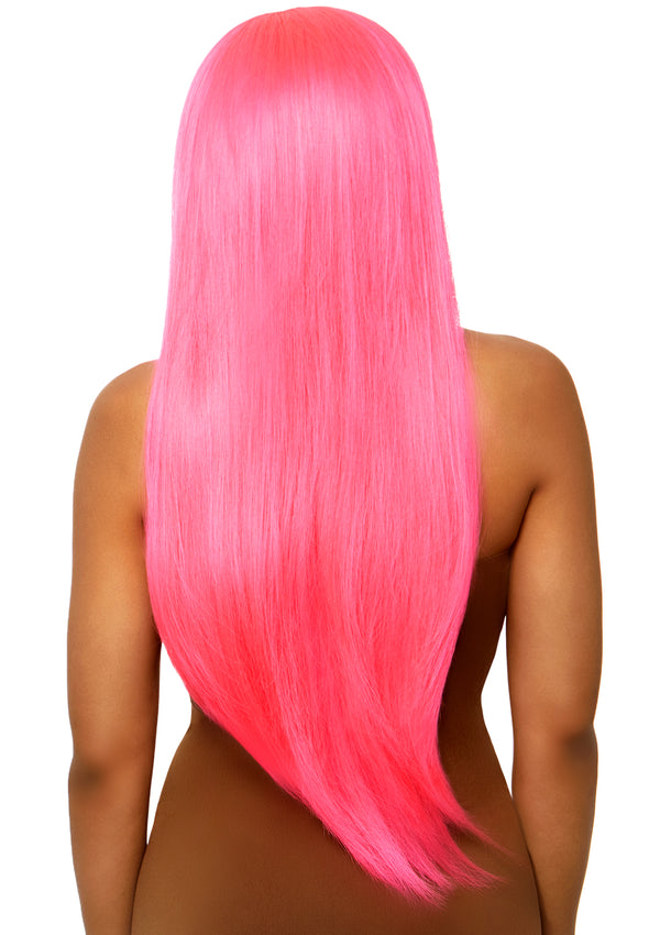 Long Straight Wig 33 Inch - Pink
