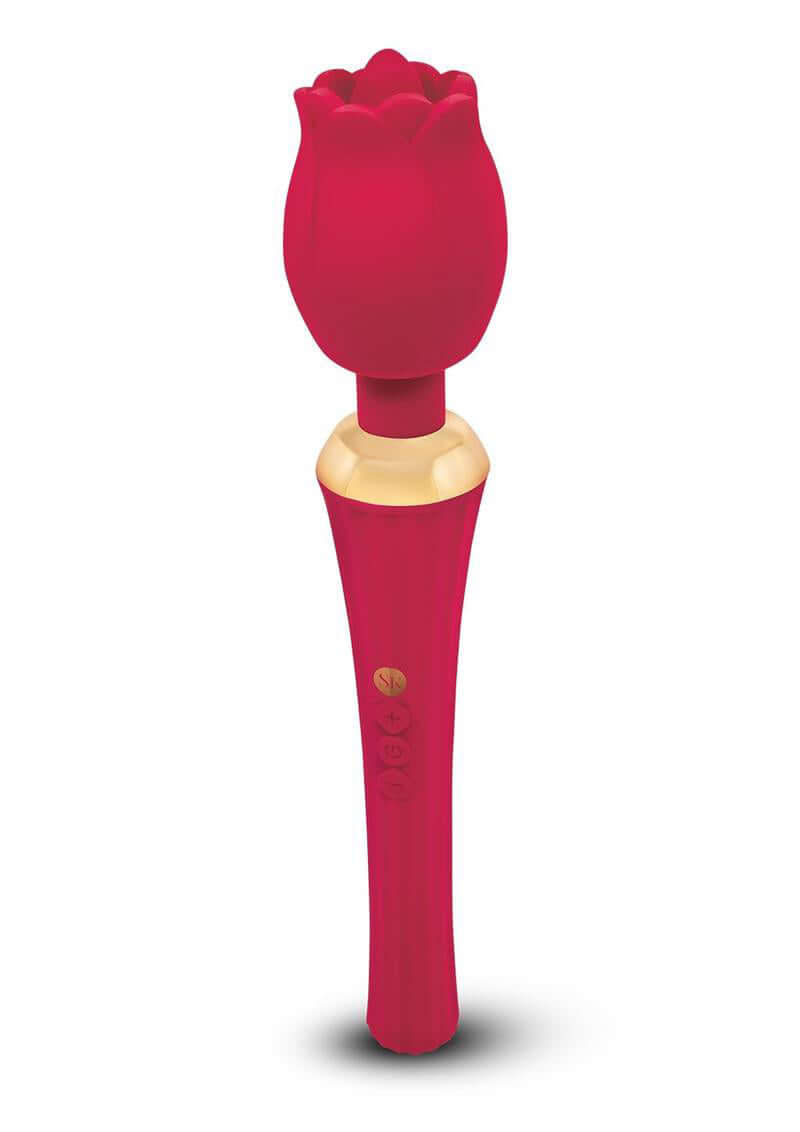 Rosegasm Bouquet Rose Wand - Red-2