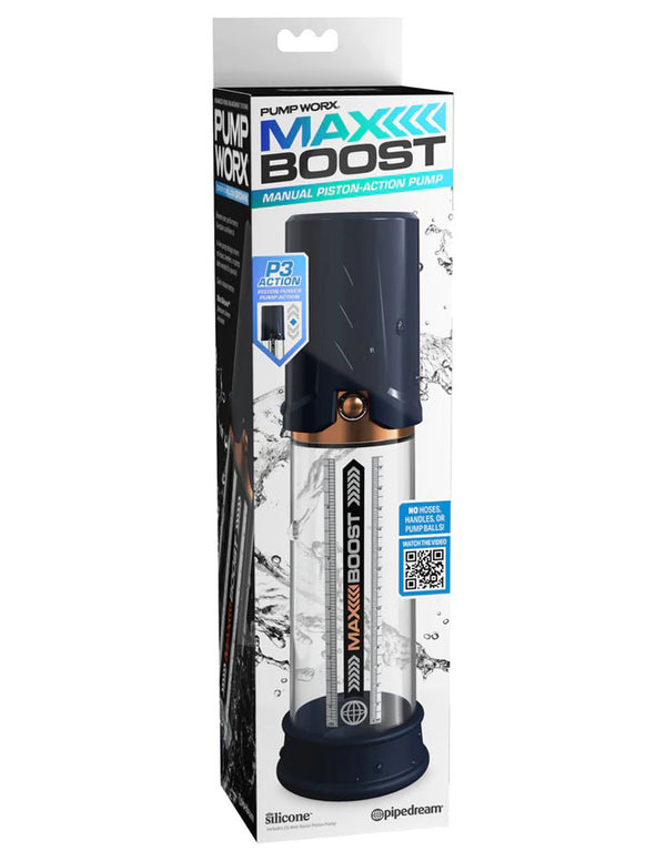 Pump Worx Max Boost - Blue/clear-0
