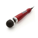 Doxy No 3 Candy Red Diecast Plug-In Vibrating Petite Wand Massager with Screw-On Head